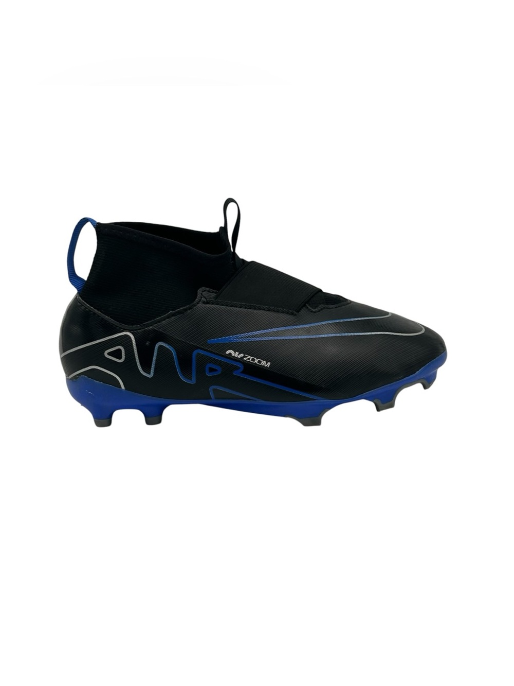 Nike Jr. Zoom Mercurial Superfly 9 Academy FG 3.5Y Soccer Cleats Laceless